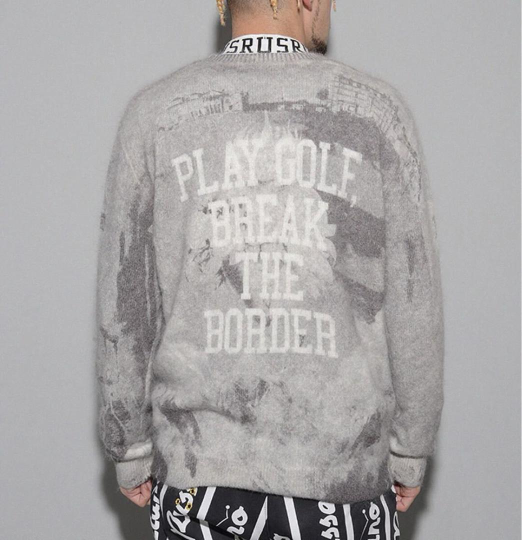 Russeluno GRAPHIC KNIT SWEATER アンゴラニット