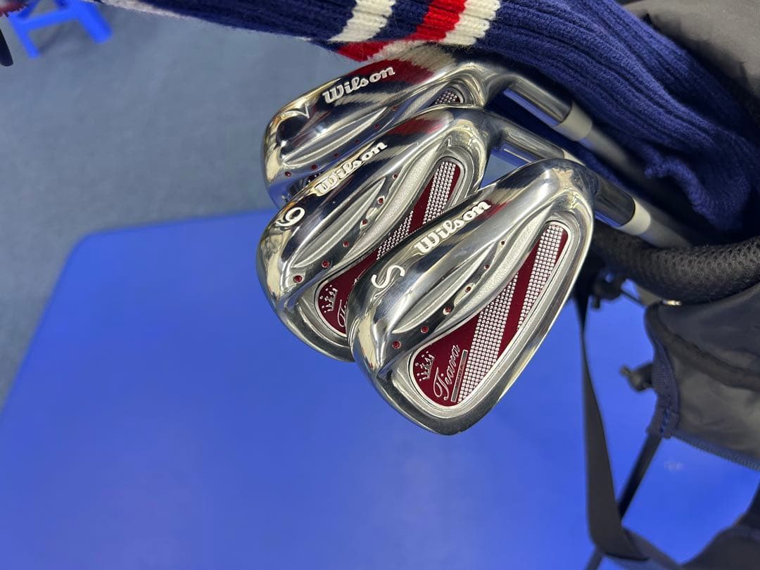Wilson アイアン セット パリーゲイツ キャディバッグ ゴルフ 初心者