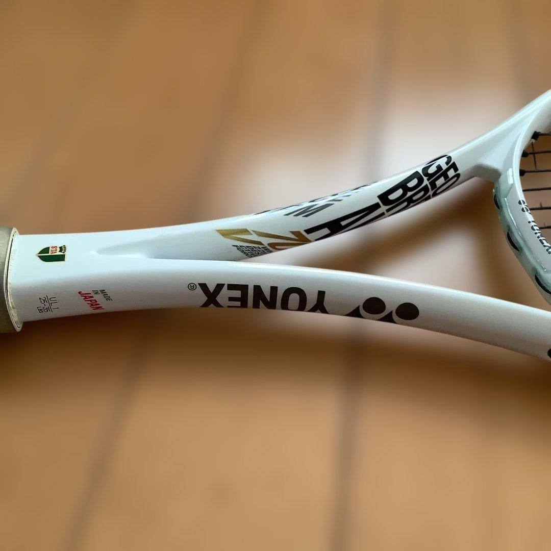 YONEX Geobreak 70V ホワイト　軟式テニス　前衛