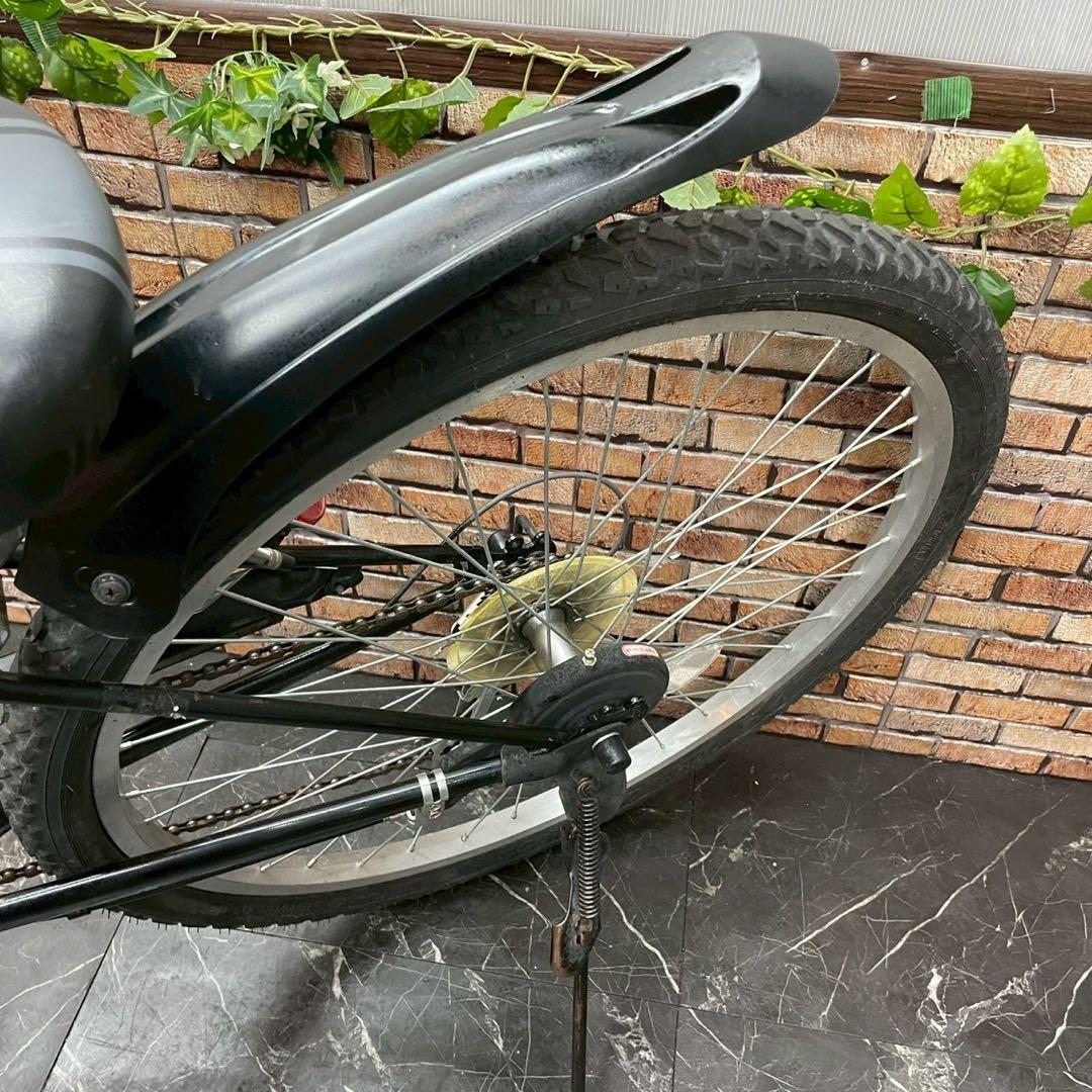 【136】子供用自転車 子供車 WILLY ブラック 26インチ 変速付き