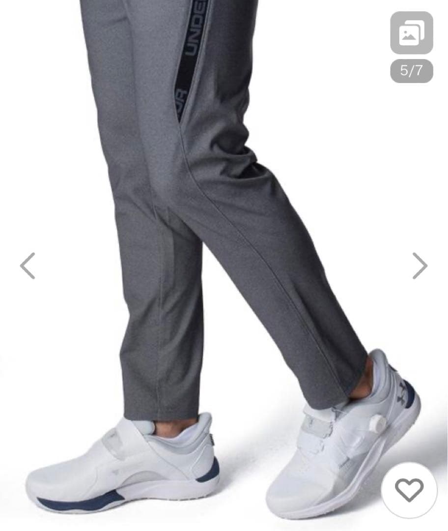 新品　アンダーアーマー　ゴルフ　テーパードパンツ　グレー　4WAY ストレッチ