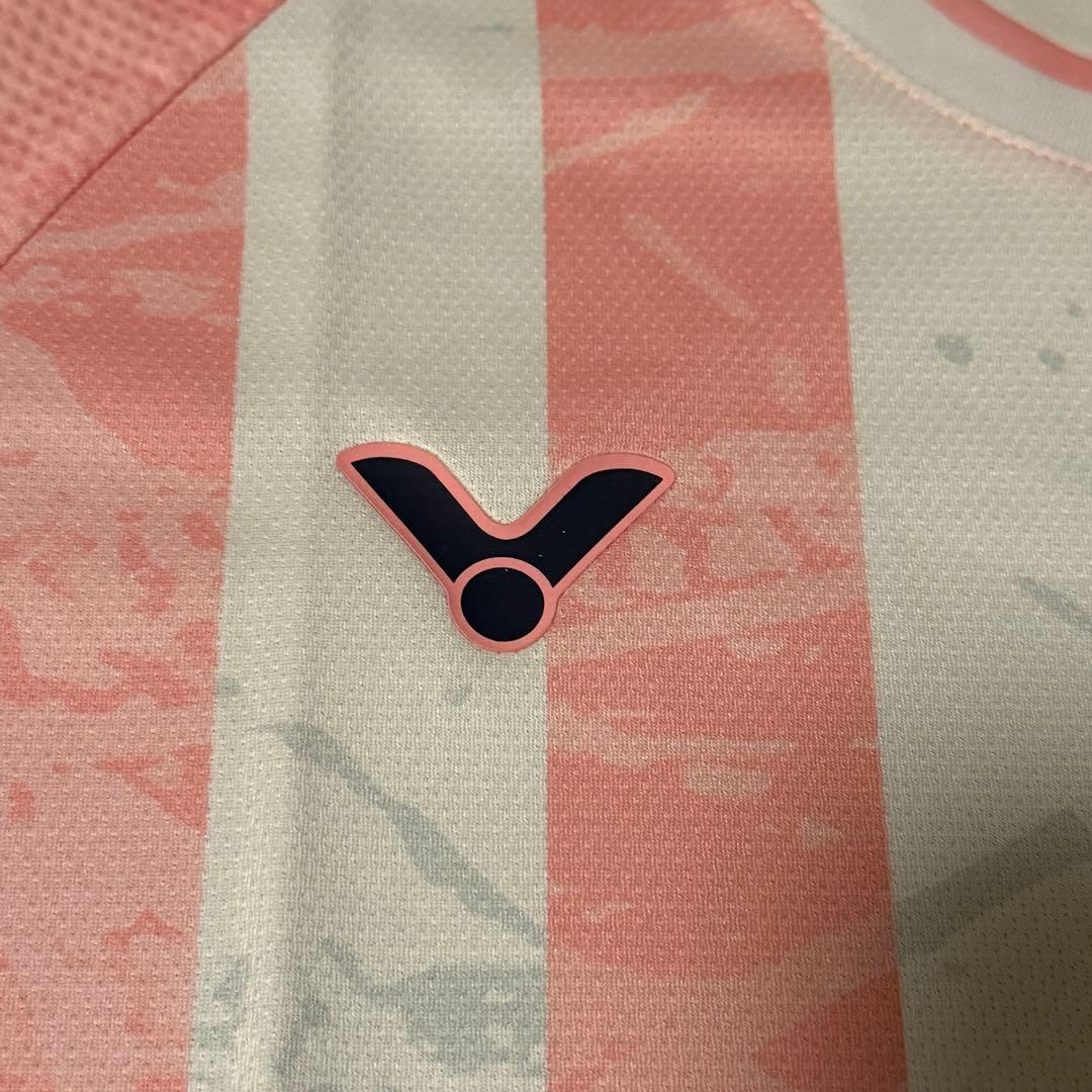 ビクター バドミントン Tシャツ L アントンセンモデル