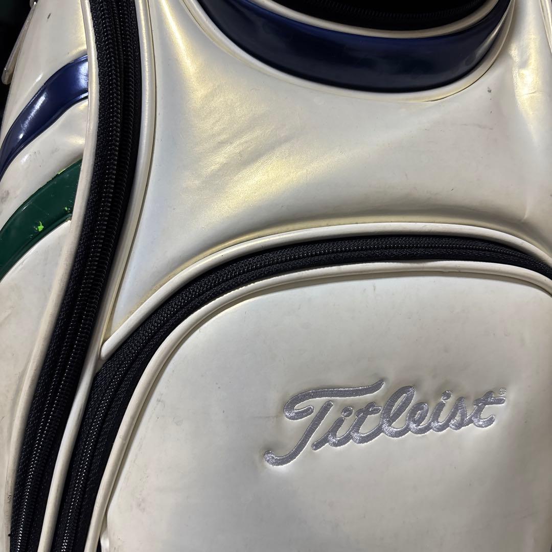 Titleist キャディバッグ ホワイト/ネイビー