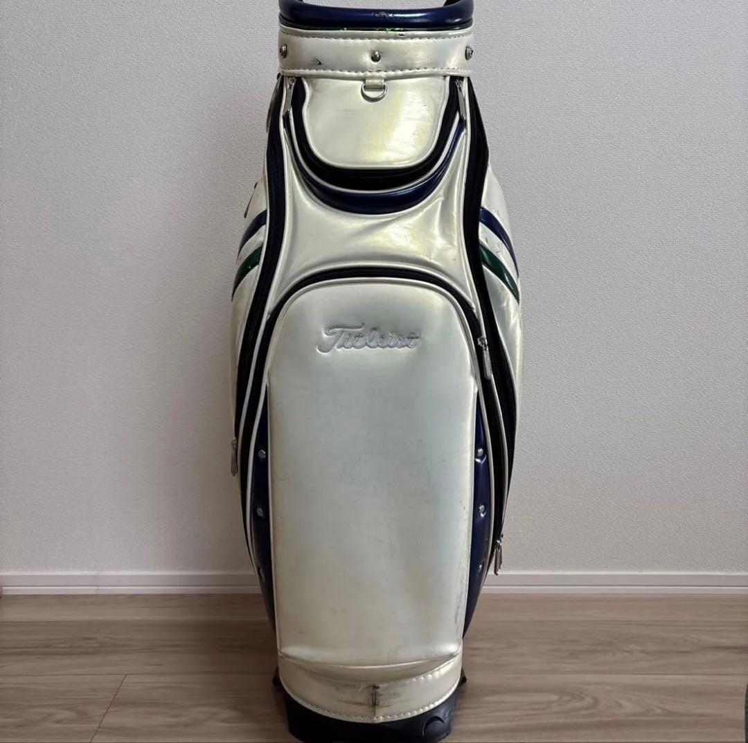Titleist キャディバッグ ホワイト/ネイビー