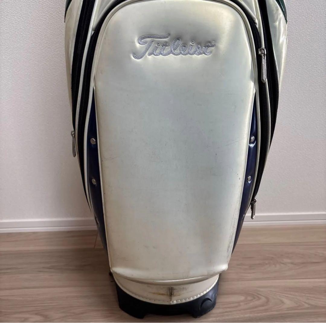 Titleist キャディバッグ ホワイト/ネイビー