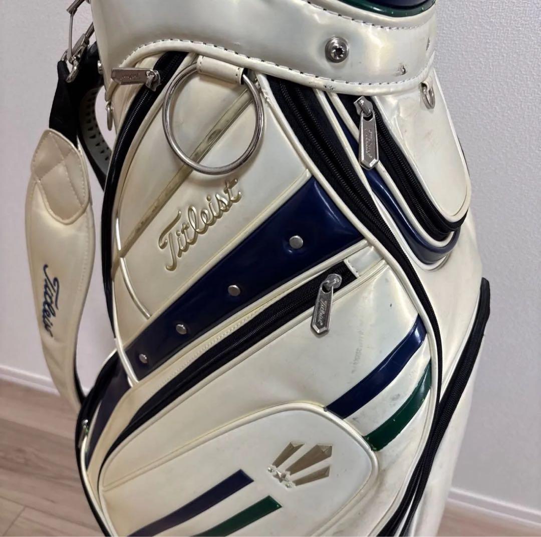 Titleist キャディバッグ ホワイト/ネイビー