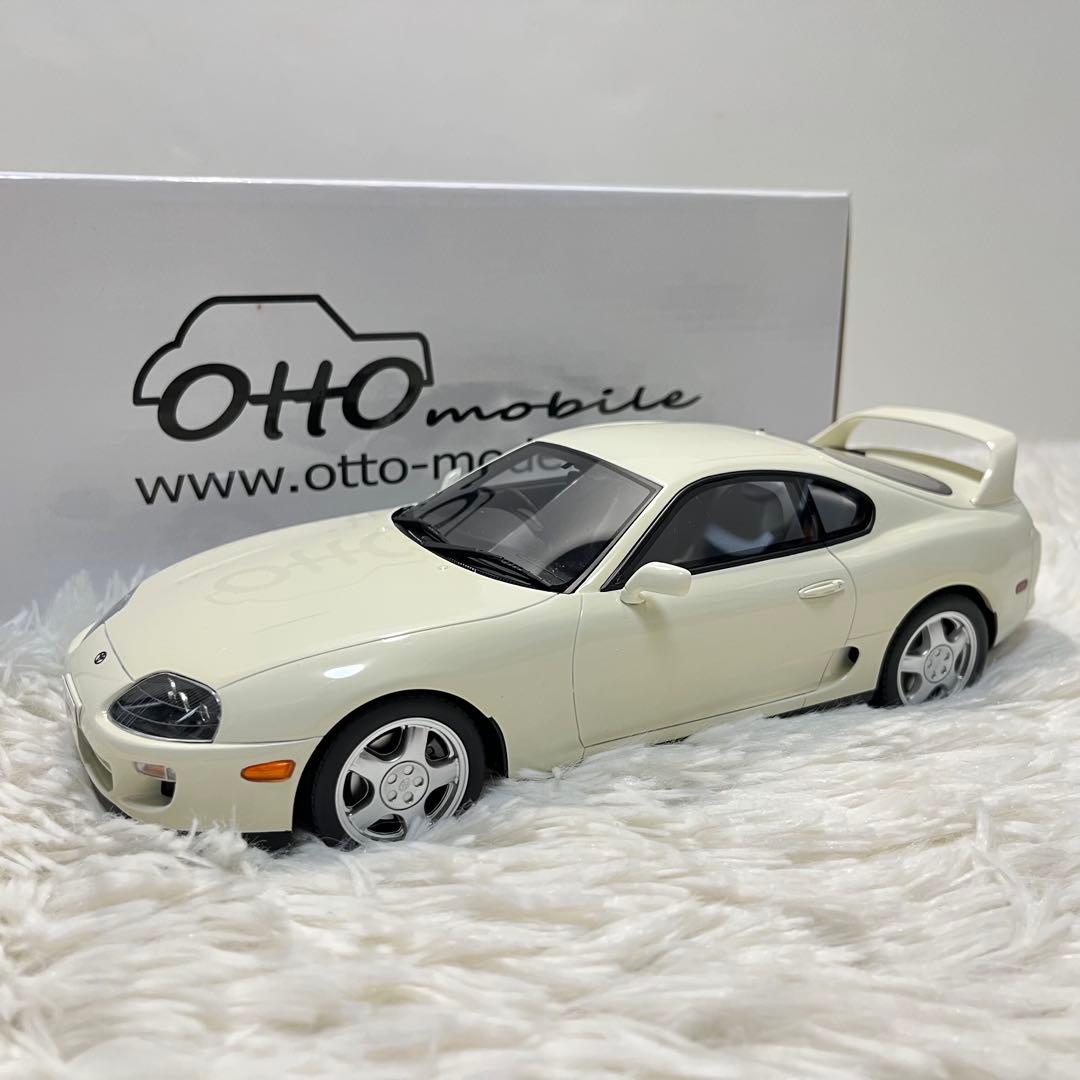 入手困難 美品 OTTO 京商 JZA80 スープラ 1/18 ミニカー