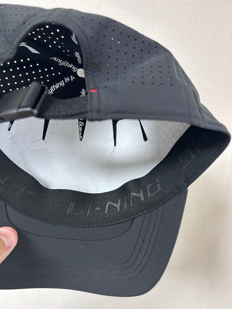 LI-NINGリーニン 大迫傑着用帽子 黒 新品未使用