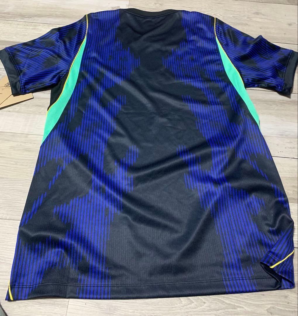 Jordan サッカーシャツ Mサイズ ネイビー/グリーン