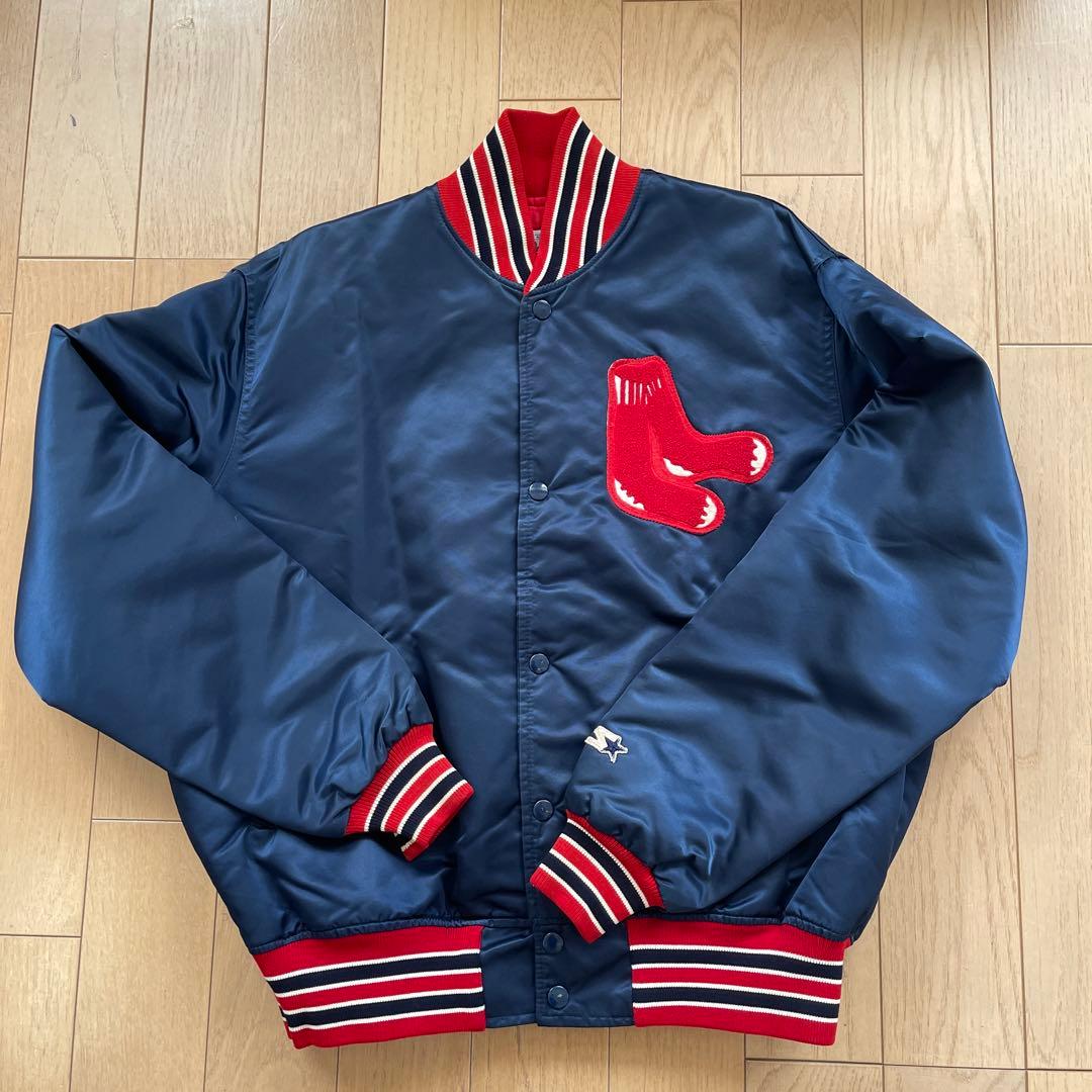 スターター　スタジアムジャケット　レッドソックス　L