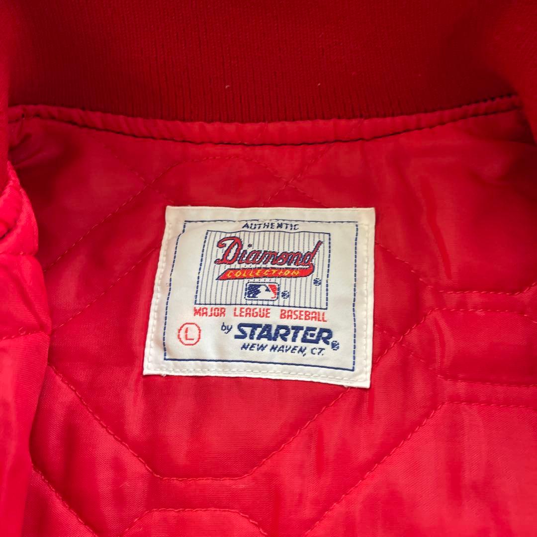スターター　スタジアムジャケット　レッドソックス　L