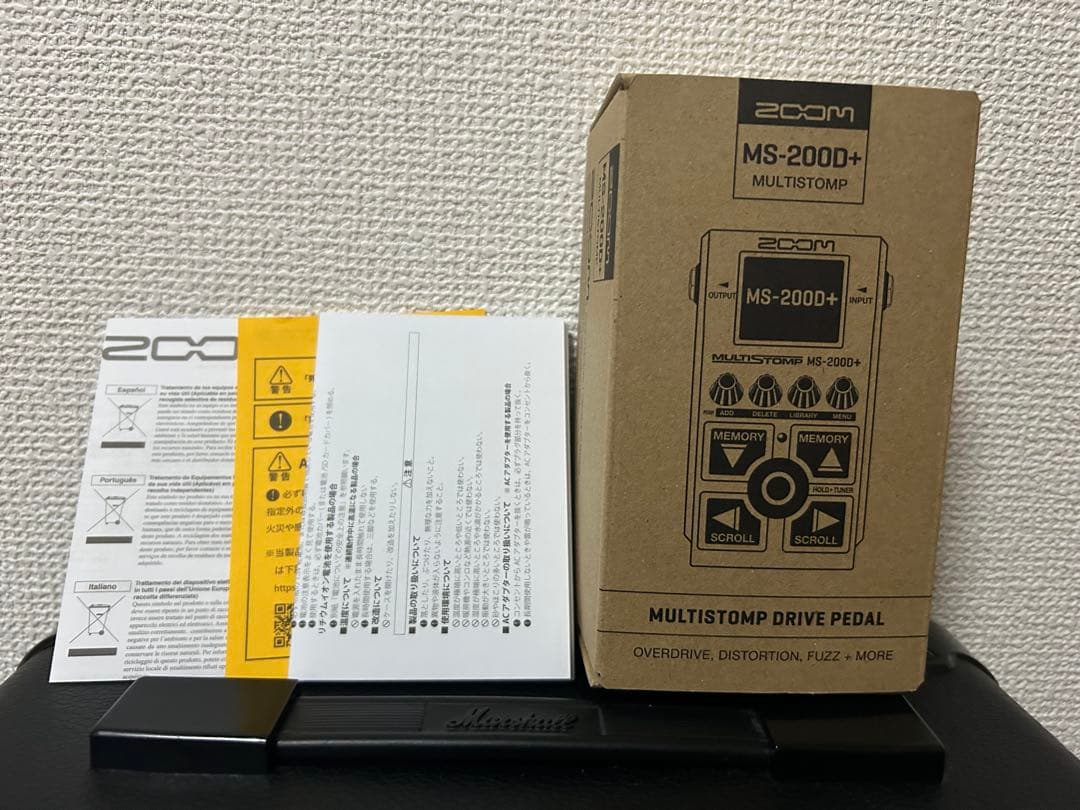 ZOOM MS-200D+ MS-70CDR+ MARSHALL MG10セット