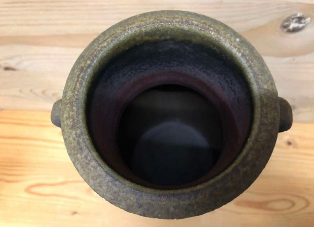 未使用/特価❕備前焼/備州窯/山本宗秀作/花瓶/1点　　花入/花器/花道具