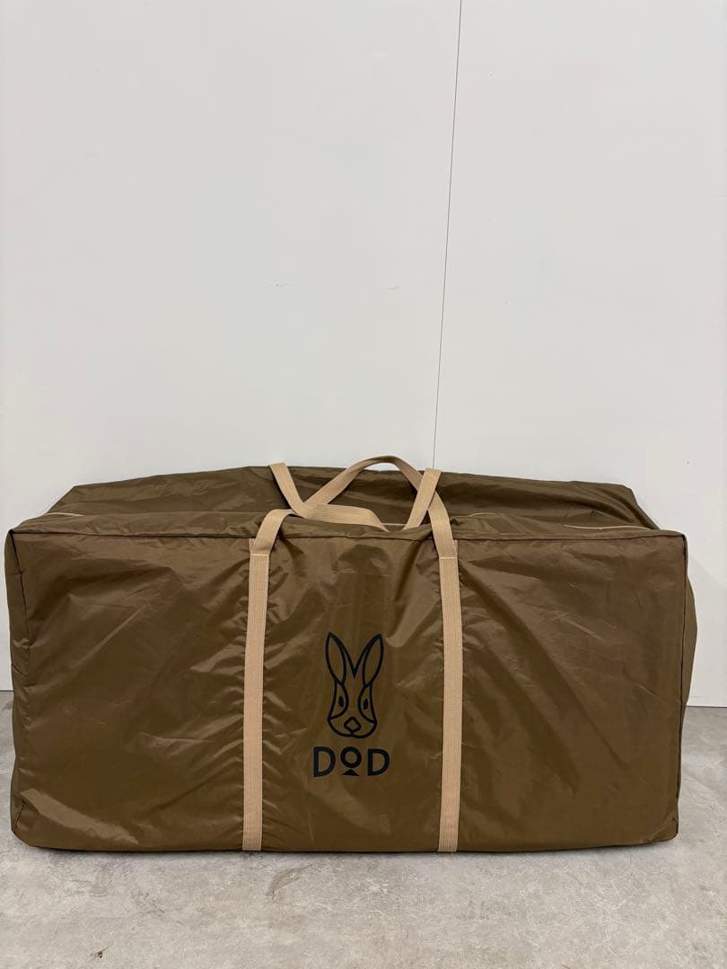美品　DOD ワンポールテントL マット　MA8-771-BR