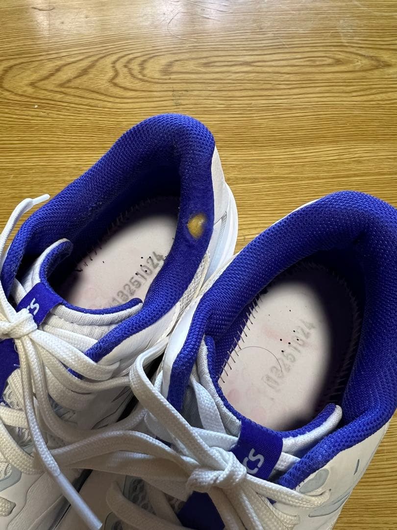 asics バレーボールシューズ V-SWIFT FFホワイト/ブルー
