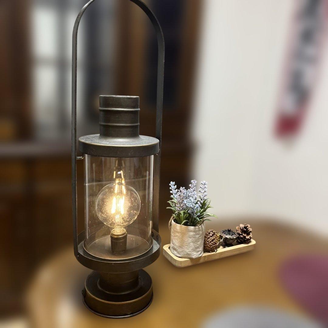 ☆値下げ☆キャンプ、インテリア用クラシック ランタン LED付き