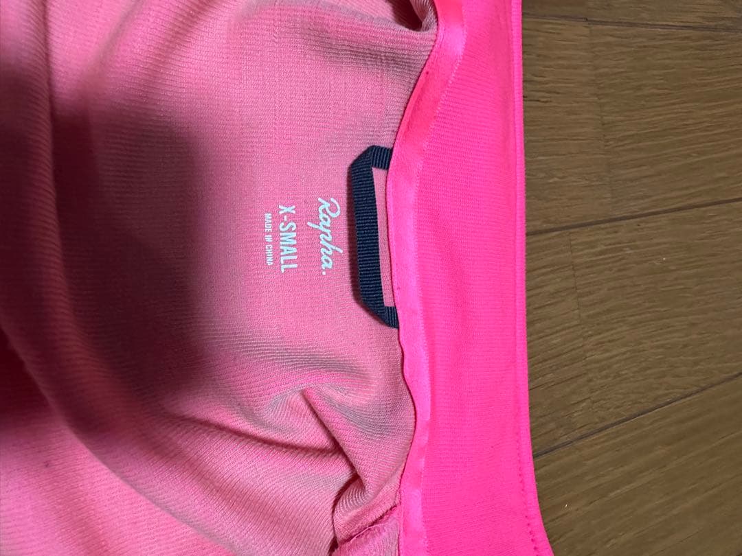 Rapha ピンク サイクルジャージ フルジッパー