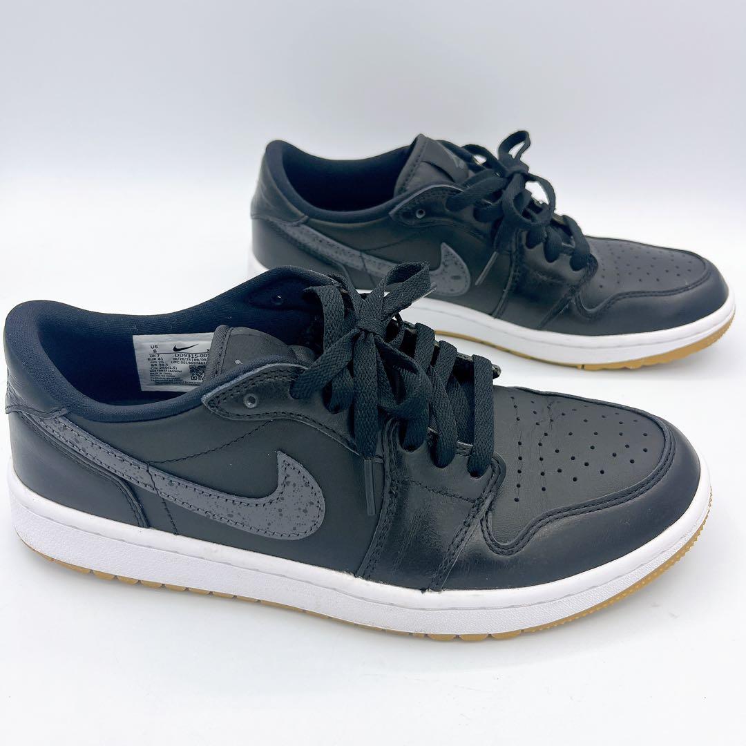 Nike Air Jordan 1 Low ゴルフシューズ 26.0ブラックガム