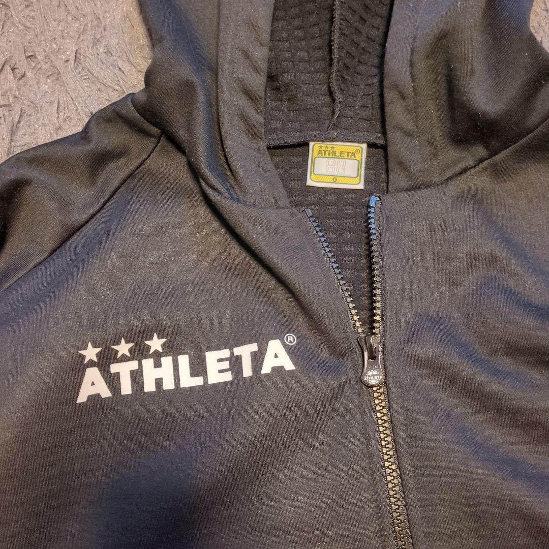 【最終値下げ】ATHLETA 黒 セットアップ フルジップ Ｏサイズ