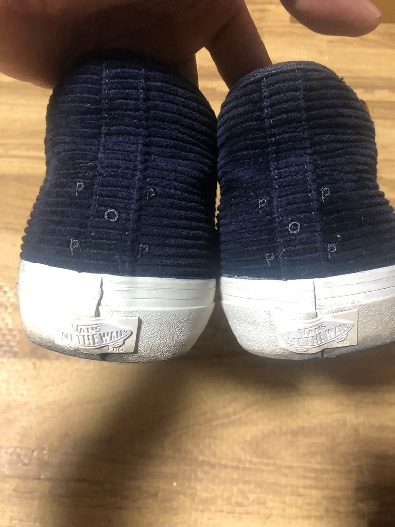 Vans Pro POP TRADING COMPANY ネイビー 28cm