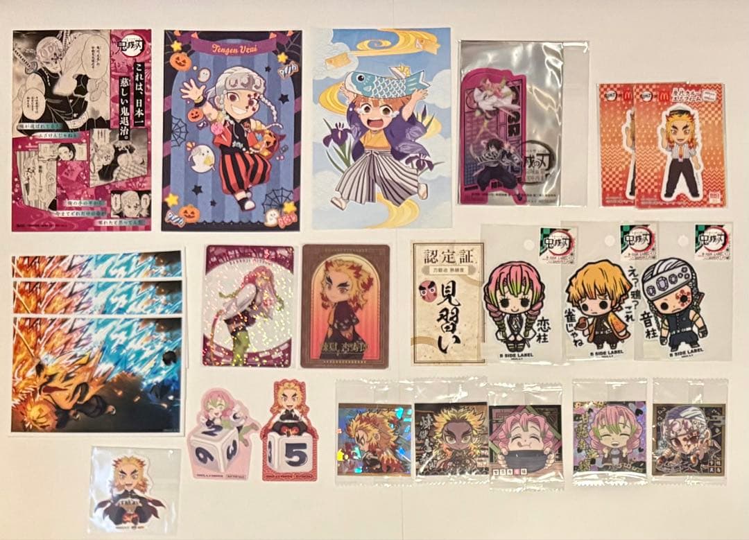 鬼滅の刃　ufotable ポストカード　ブロマイド　アクスタ　缶バッジ