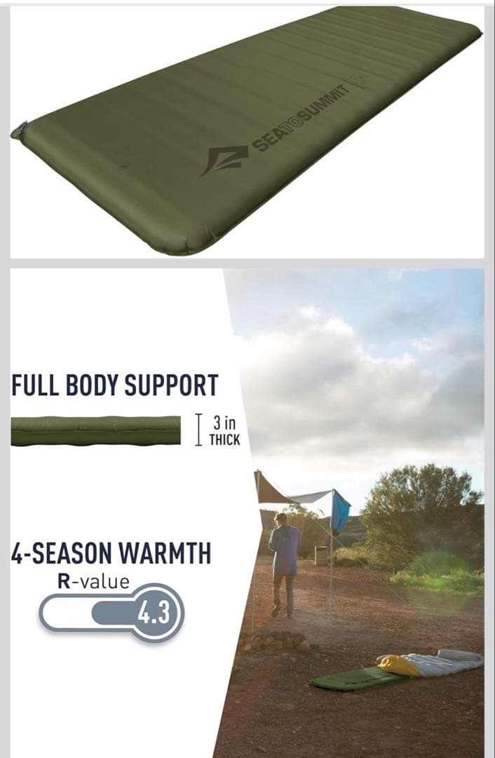 キ*コ様 【新品】SEA TO SUMMITキャンププラスS.I.マット ST8