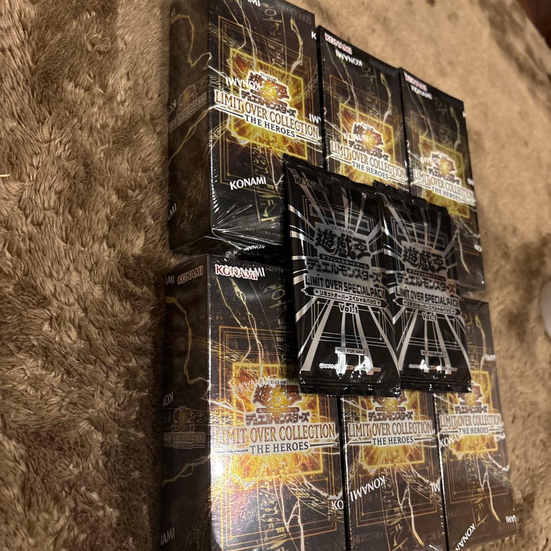 遊戯王　リミットオーバーコレクション　ヒーローズ　 6BOX プロモ付き