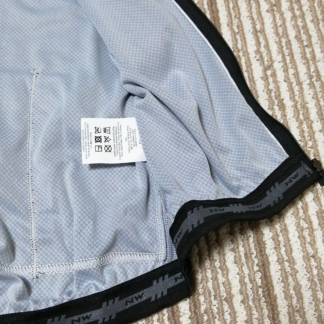 新品 半袖ジャージ ノースウェーブ 黒/灰 M ゆったり目