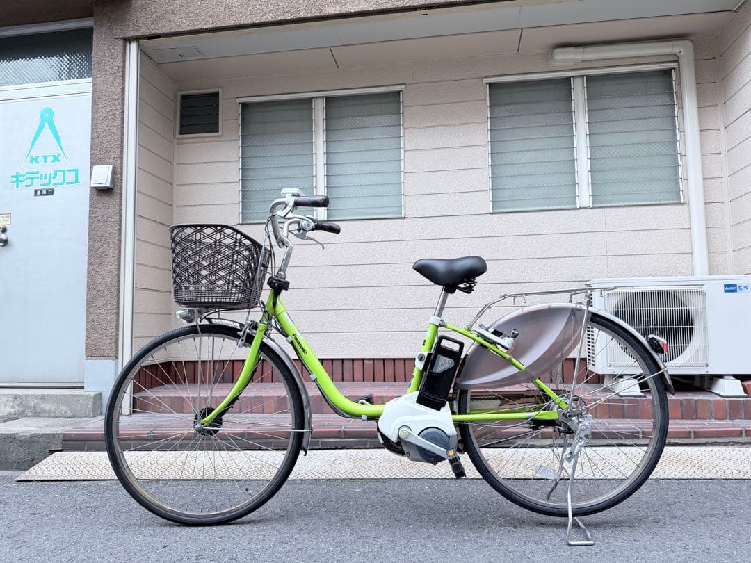 大阪府　パナソニック　電動アシスト自転車　26インチ