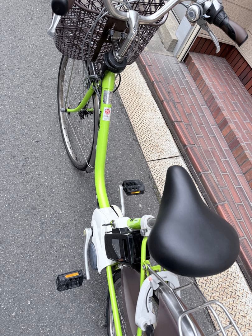 大阪府　パナソニック　電動アシスト自転車　26インチ