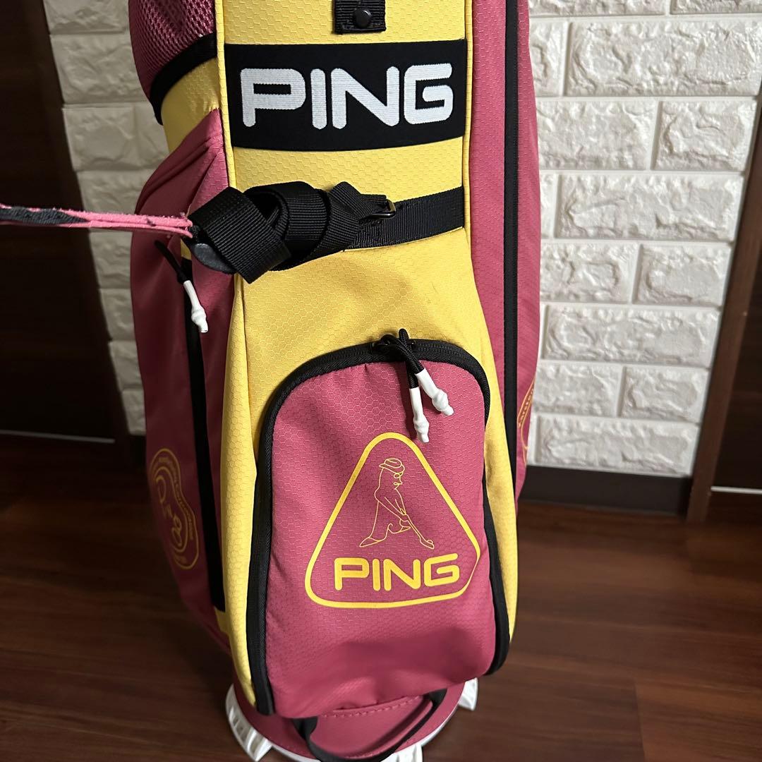 希少 ピン PING CB-P225 マルーンゴールド キャディバッグ 限定