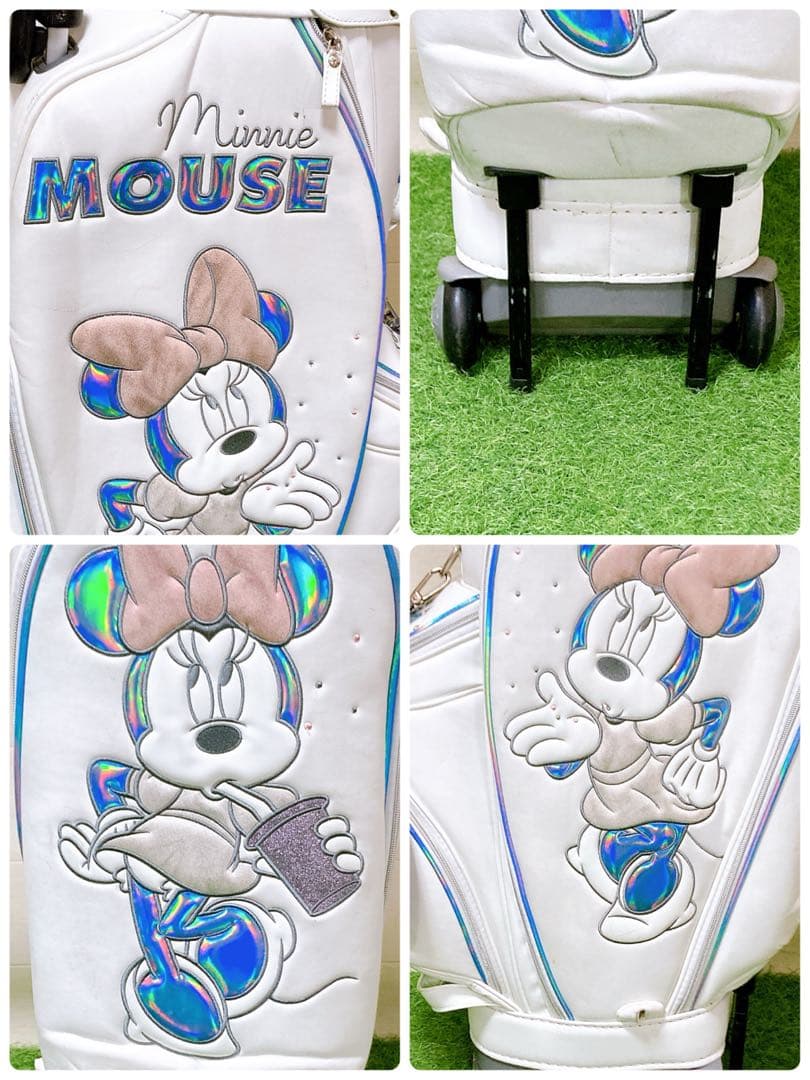 Hミッキーマウス　ミニーマウス　ゴルフクラブケース　キャディーバッグ　ディズニー
