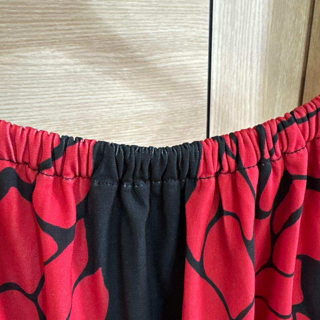 ku'u Lei Hawaii 4wayワンピース 赤黒ロングドレス