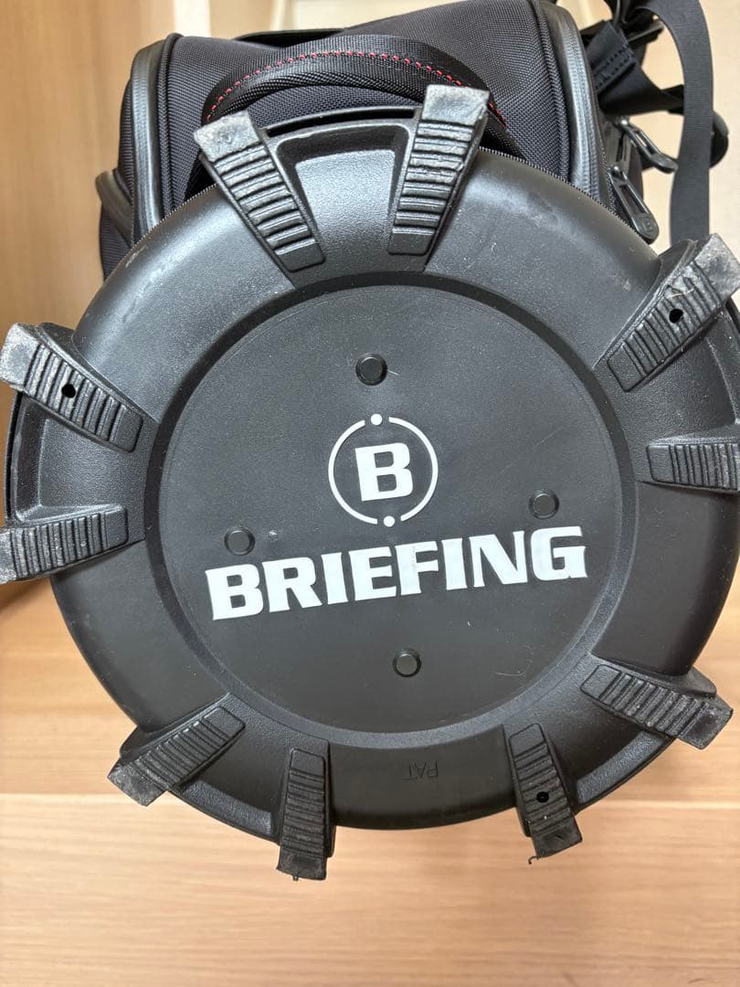 BRIEFING ブラックキャディバッグ　CR-3