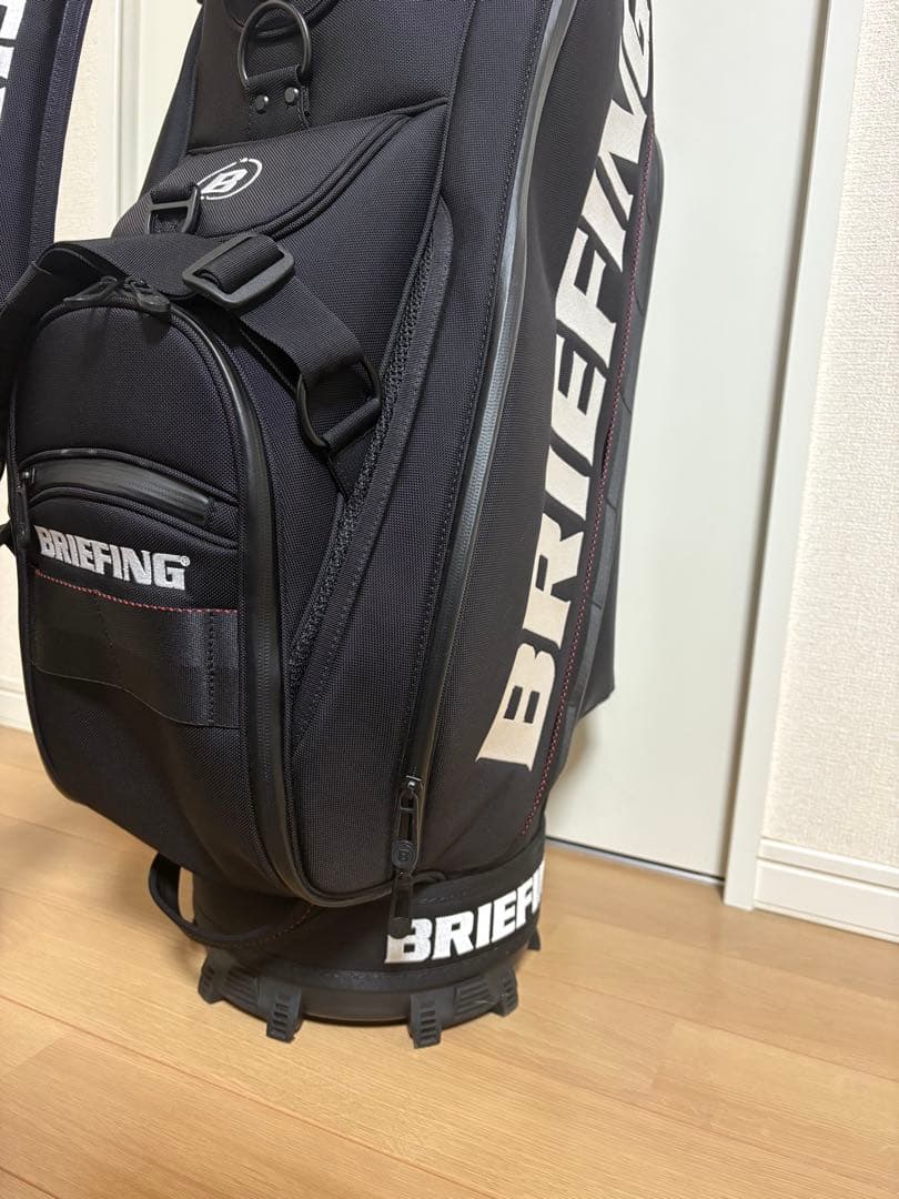 BRIEFING ブラックキャディバッグ　CR-3