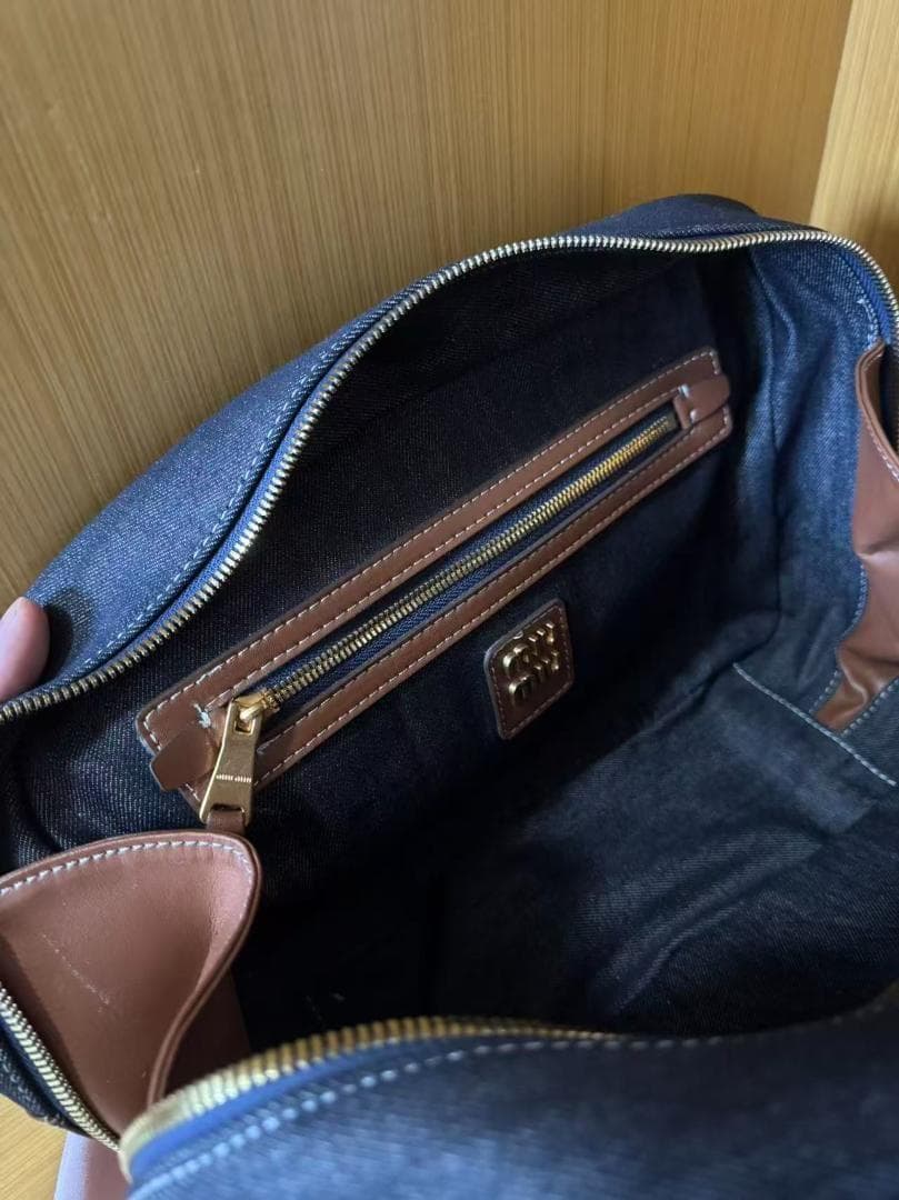 美品 デニム ハンドバッグ トートバッグ
