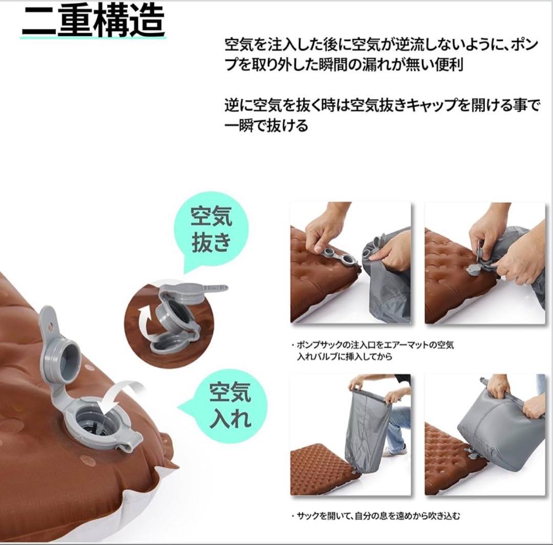【メロン】Naturehike R値3.5 エアーマット