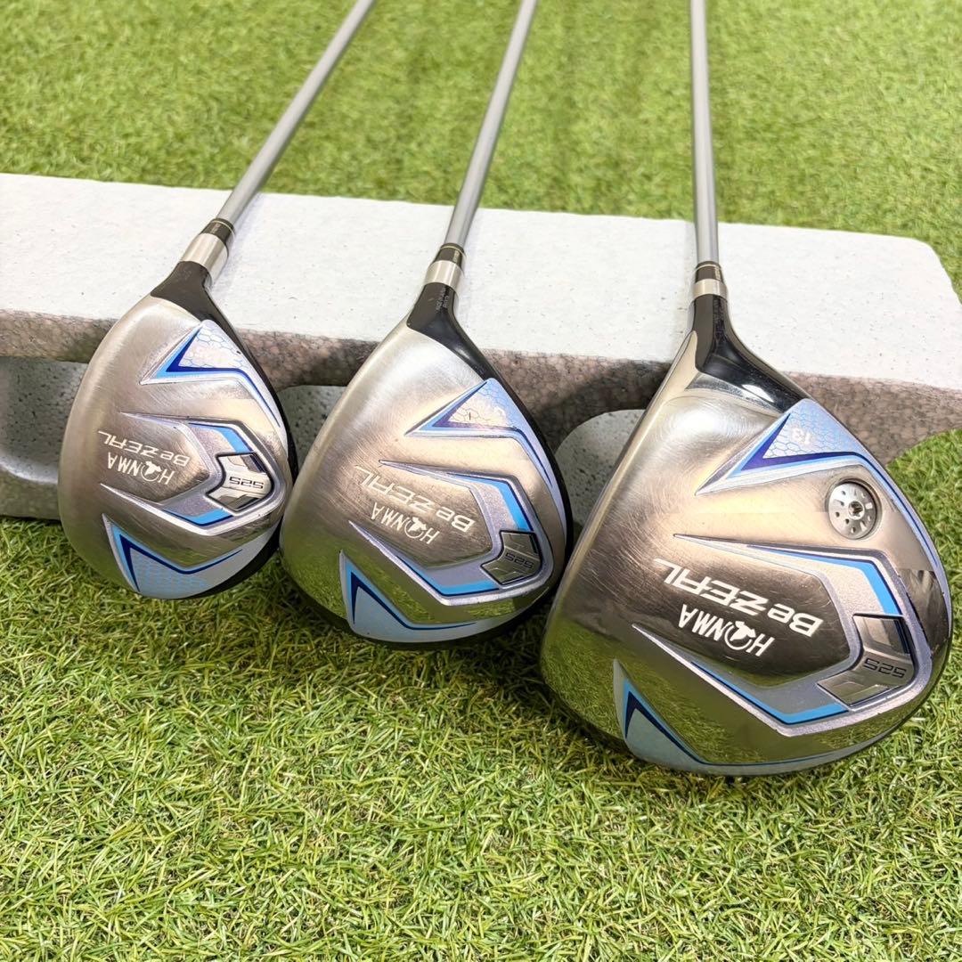 HONMA Be ZEAL 525 ウッド3本セット レディース L 初心者 右
