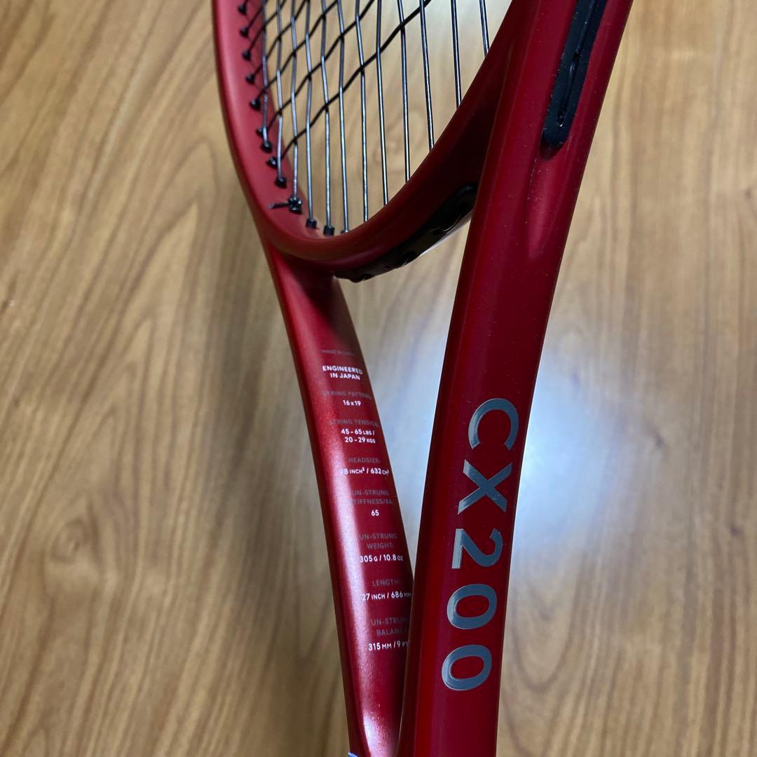 DUNLOP テニスラケット 赤 紫
