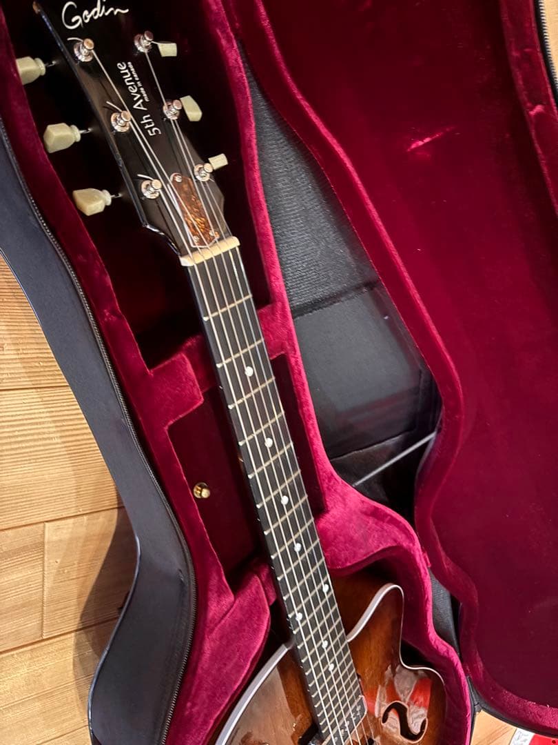 godin tarmond フルアコ　工房カスタム
