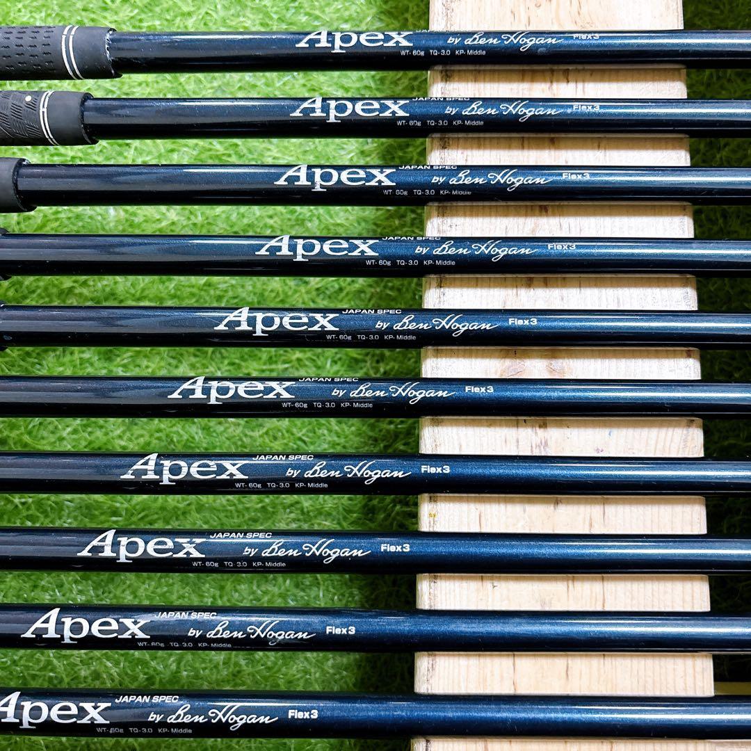 ベンホーガン　ゴルフクラブ　メンズアイアンセット　右利き　10本　カーボン