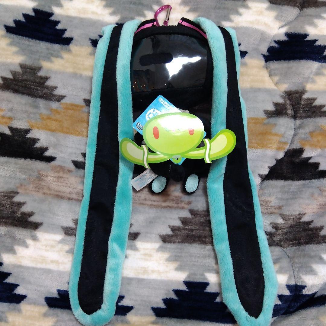 初音ミク型汎用うさぎ 着衣 パスケース チャックスGP×初音ミク グルーミー