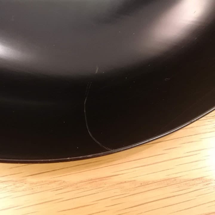 平安象彦 煮物椀　黒 糸目　10客