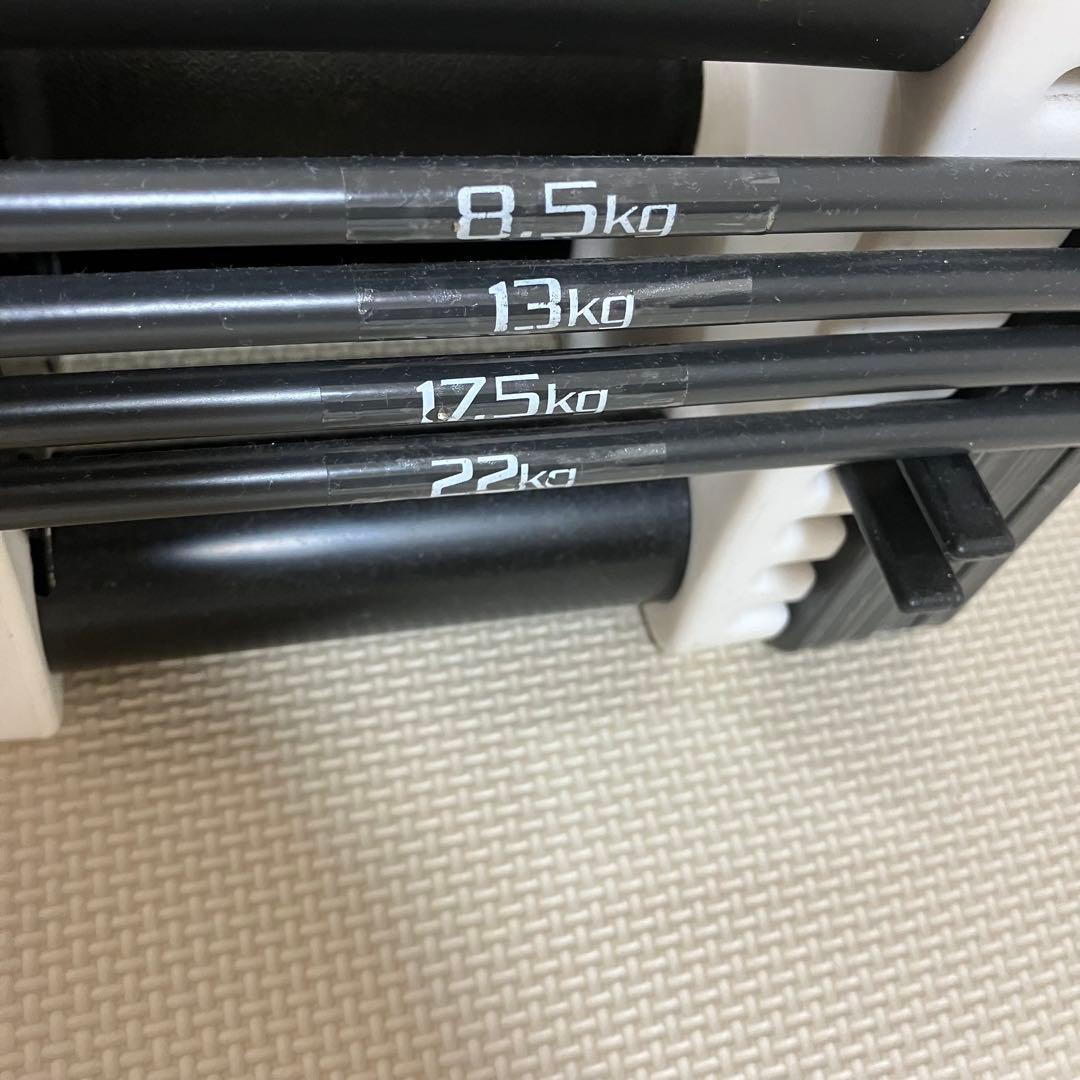 ①可変式 クイックダンベル ブロックダンベル 22kg 筋トレ
