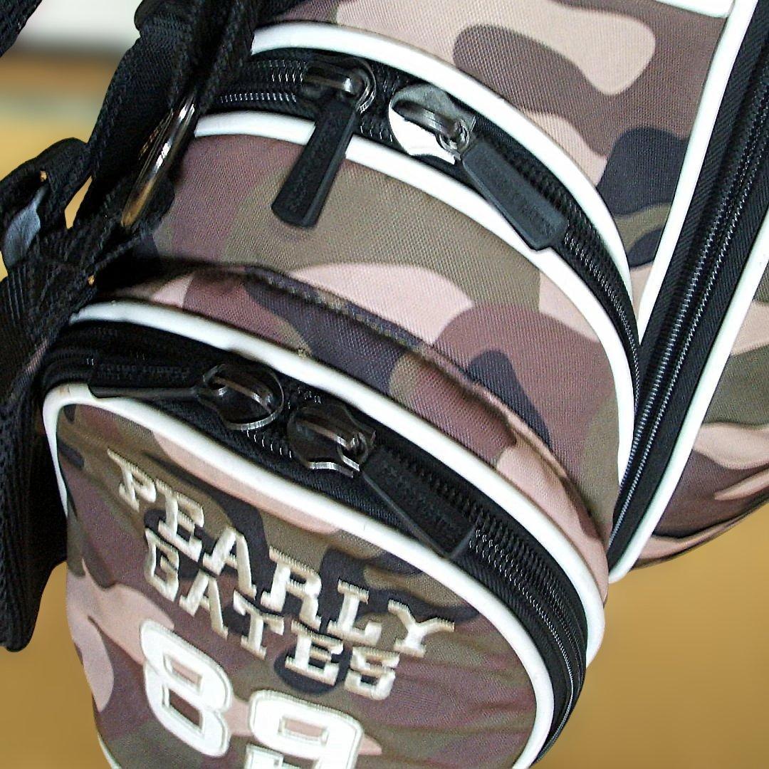 正規品 PEARLY GATES カモフラ ゴルフバッグ スタンド式