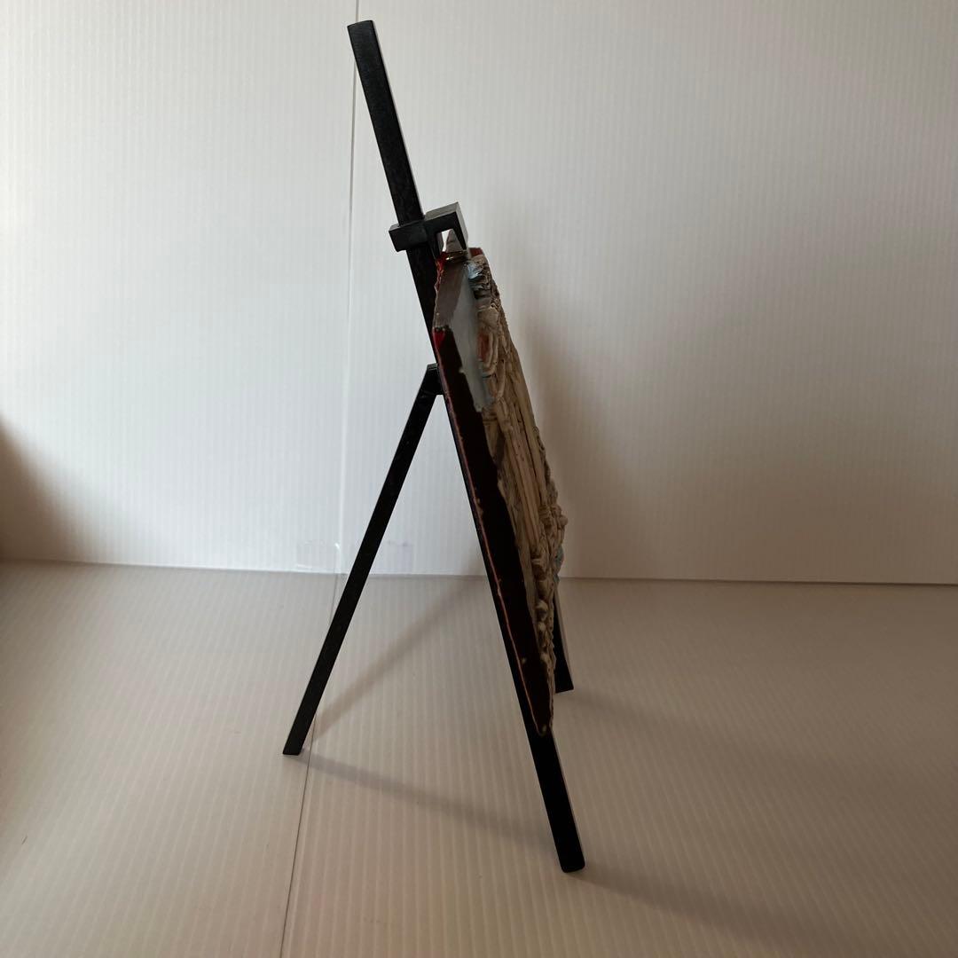 A-2 【希少】イタリア製 立体レリーフ「トレビの泉」ハンドペイント