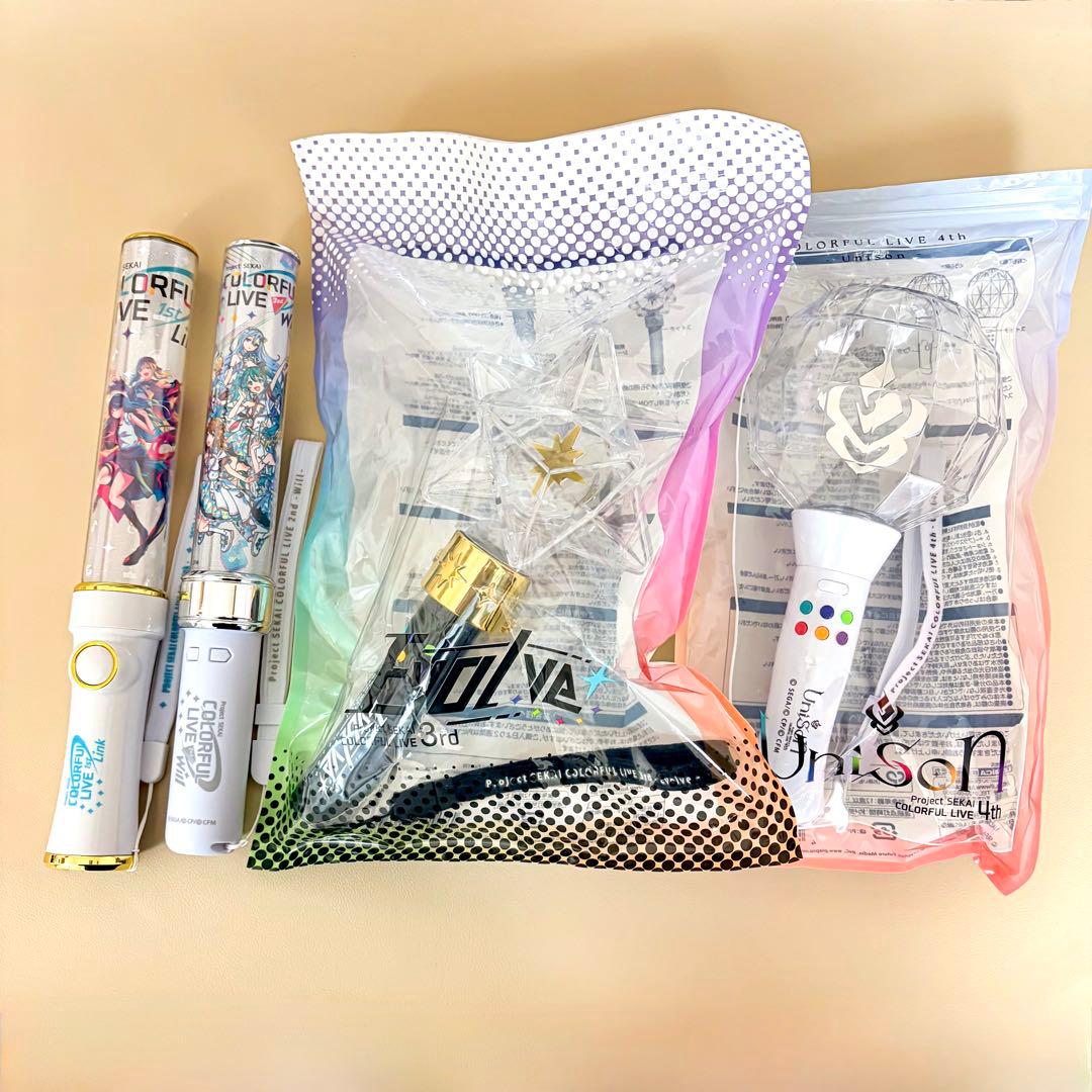 プロセカ セカライ 1st 2nd 3rd 4th ペンライト まとめ売り