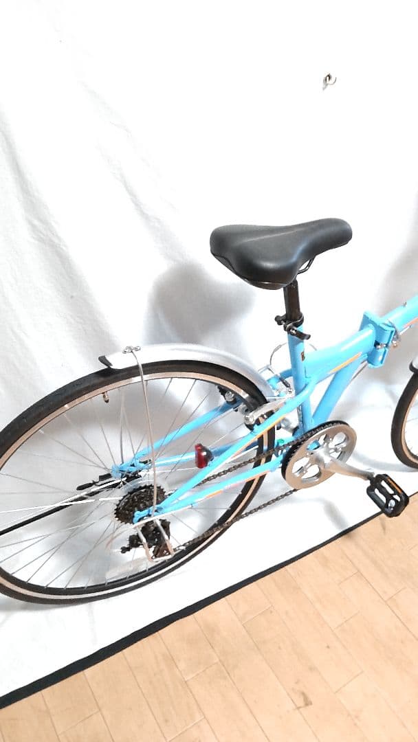 クロスバイク 折りたたみ自転車 約16kg テルメス シマノ6段変速 700×