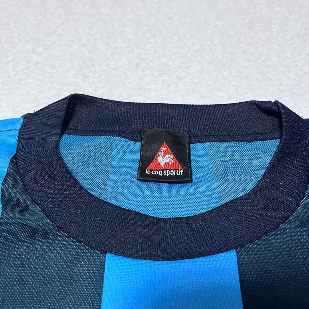 le coq sportif ルコック ストライプゲームシャツ L