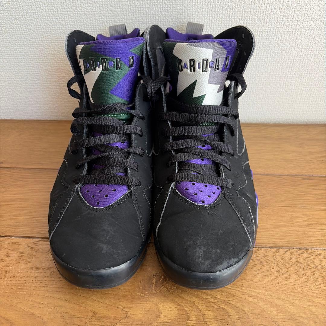 Air Jordan 7 ブラック/パープル　レイアレン